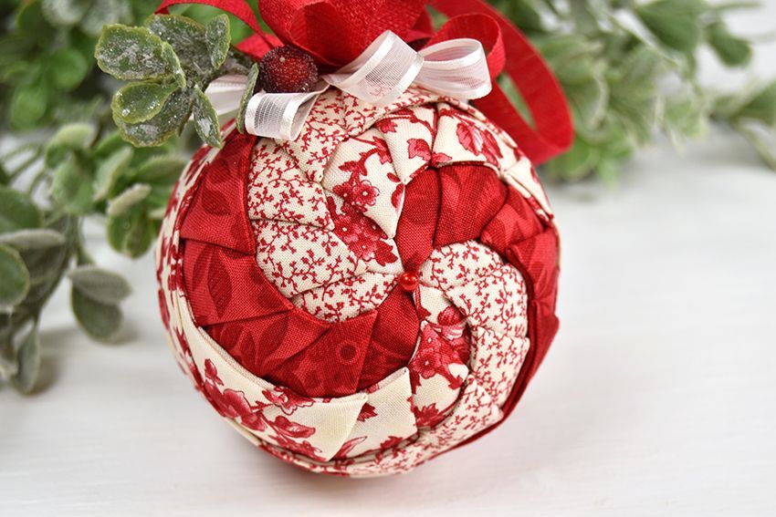 Pinwheel Quilted Ornament Pattern e-Book – No Sew -   16 fabric crafts Christmas link ideas