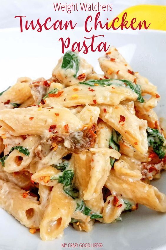 Weight Watchers Tuscan Chicken Pasta -   16 healthy recipes For Weight Loss family ideas