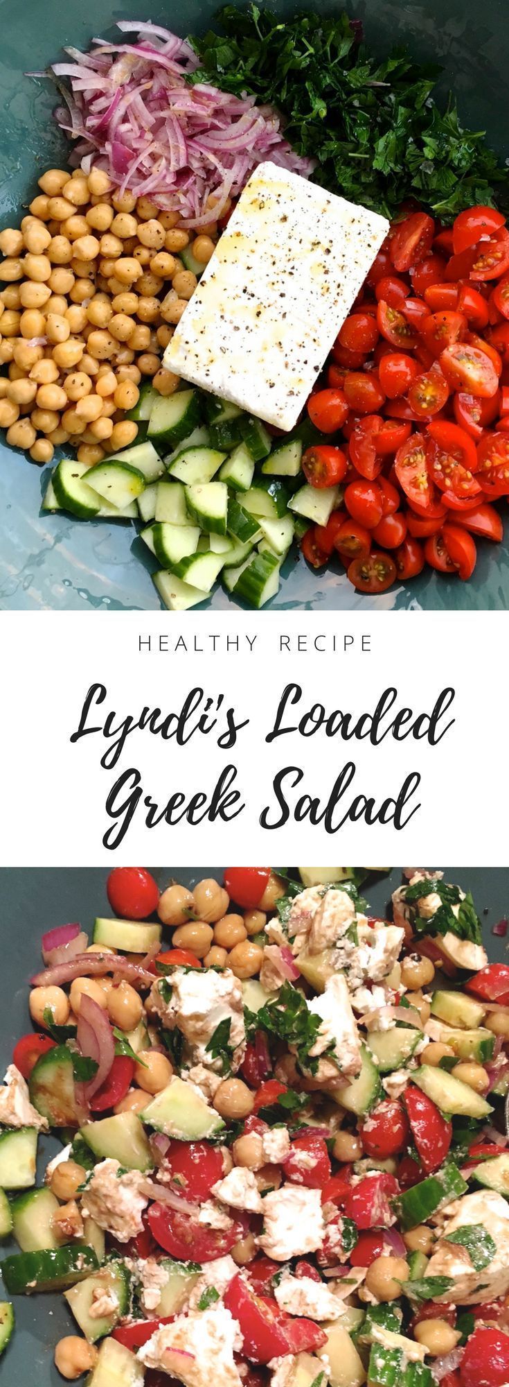 Lyndi's Loaded Greek Salad - Lyndi Cohen -   16 healthy recipes For Weight Loss family ideas