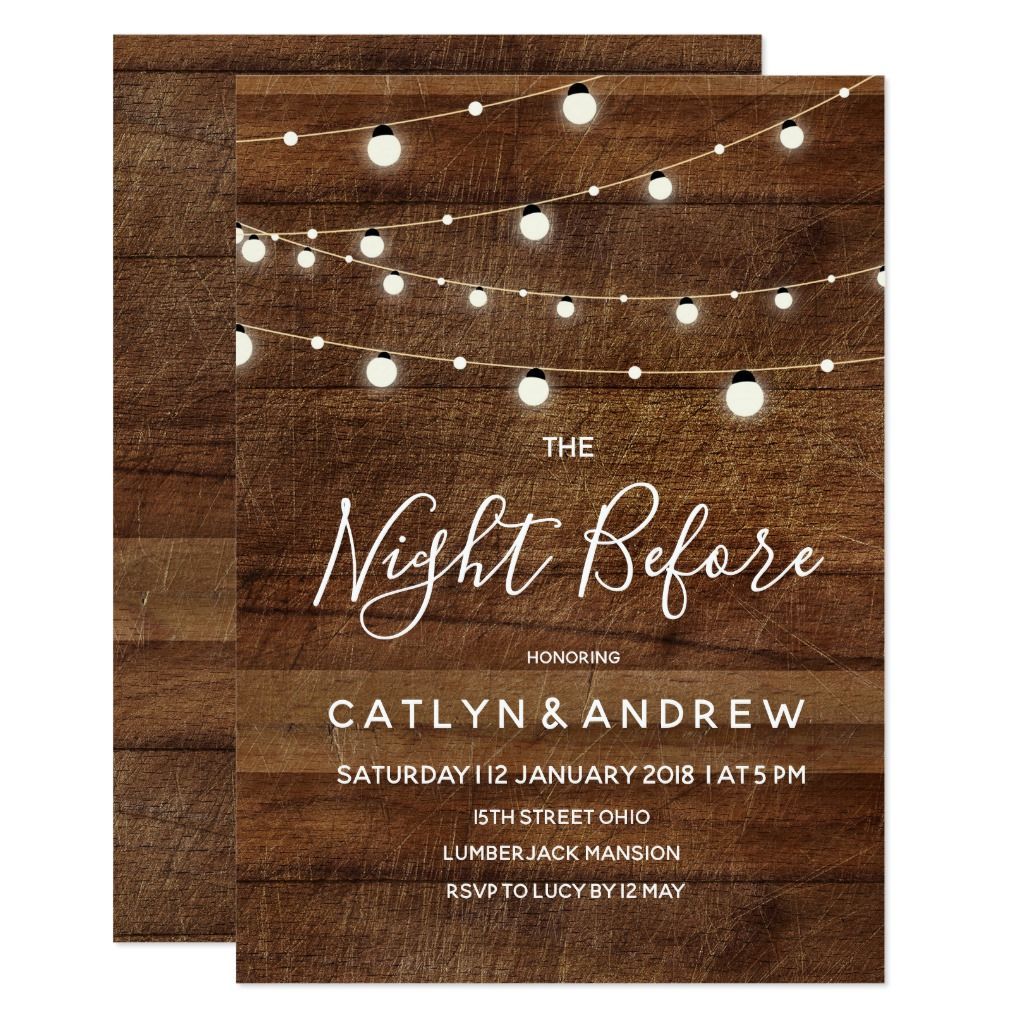 16 wedding Rustic night ideas