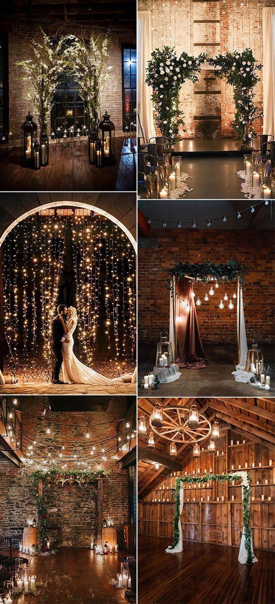 16 wedding Rustic night ideas