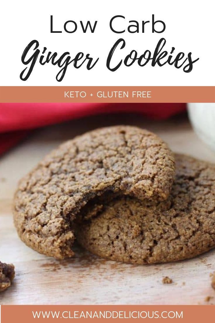Low Carb Ginger Cookies -   17 holiday Cookies healthy ideas