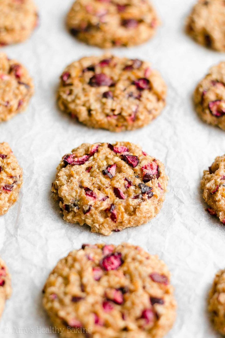 Healthy Cranberry Orange Oatmeal Cookies -   17 holiday Cookies healthy ideas