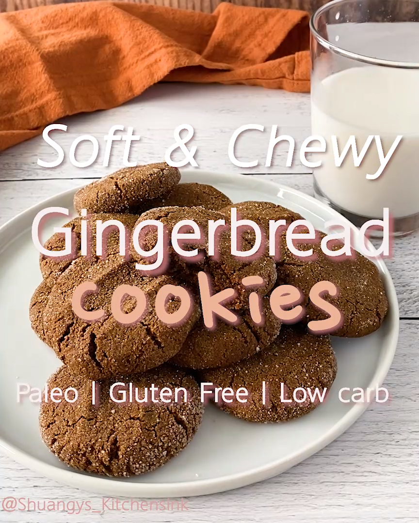 Chewy and Soft Gingerbread Cookies -   17 holiday Cookies healthy ideas