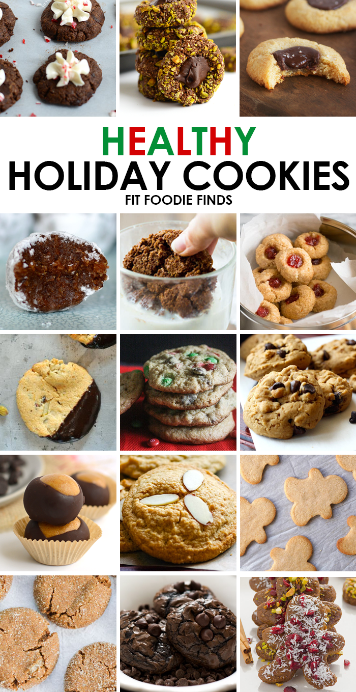 50+ Healthy Christmas Cookie Recipes - Fit Foodie Finds -   17 holiday Cookies healthy ideas
