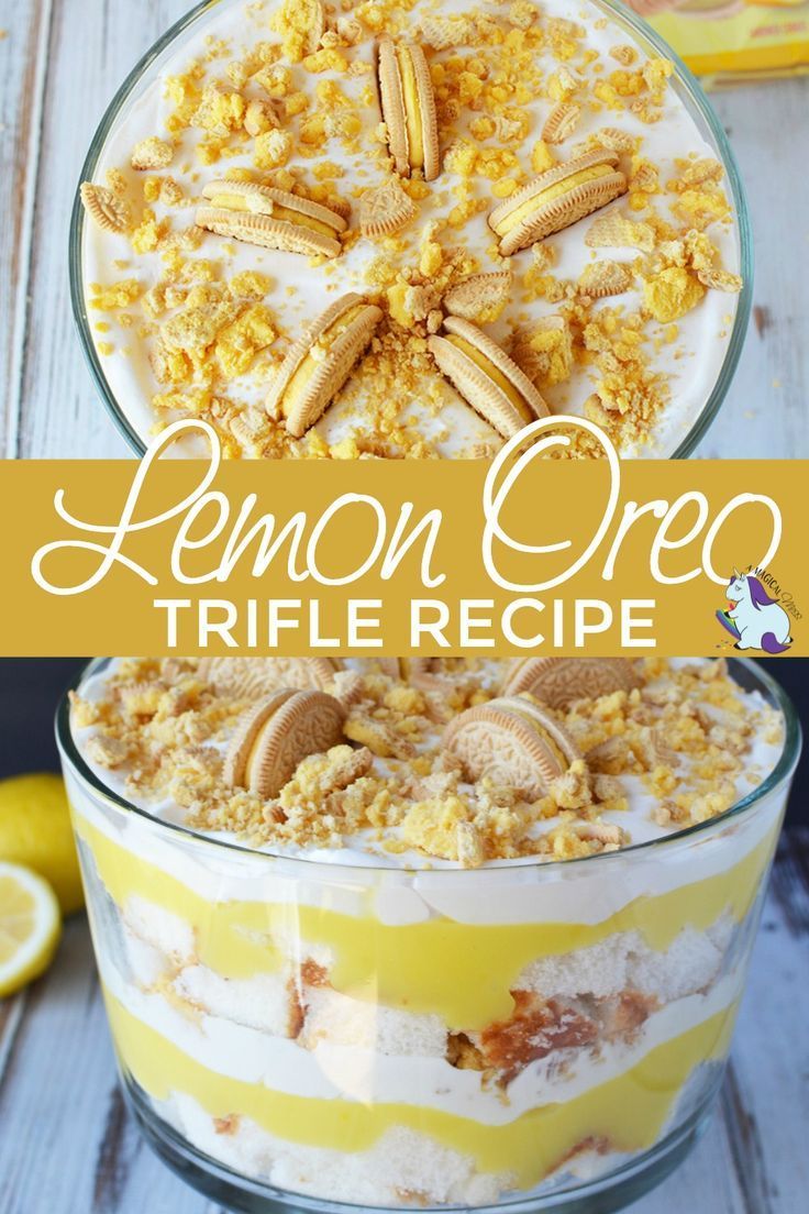 Easy Lemon Trifle Recipe -   17 trifle desserts Easy ideas