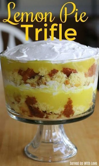 Lemon Pie Trifle -   17 trifle desserts Easy ideas