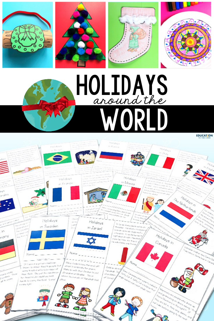 Holidays Around the World -   18 holiday Around The World activities ideas