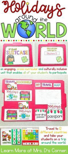Holidays Around the World for Special Ed - Mrs. D's Corner -   18 holiday Around The World activities ideas