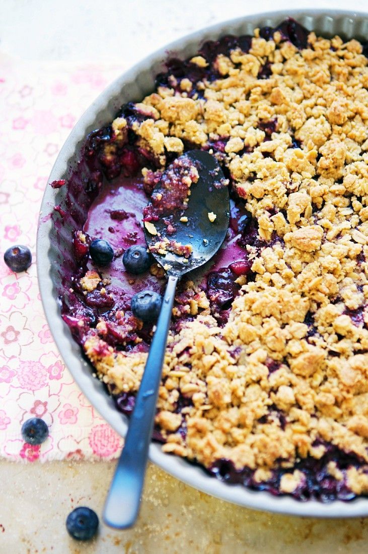 Blaubeer-Crumble -   19 desserts Rezepte heidelbeeren ideas