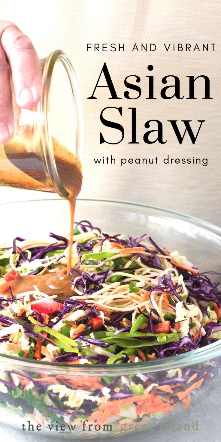 Asian Slaw -   19 healthy recipes Asian peanut butter ideas