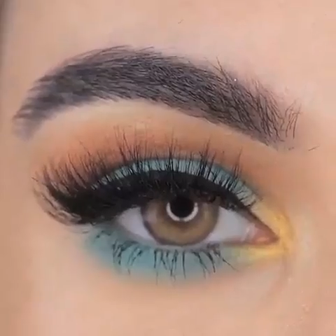 Pretty Colorful Eye Makeup Tutorial -   20 makeup Eyeshadow videos ideas