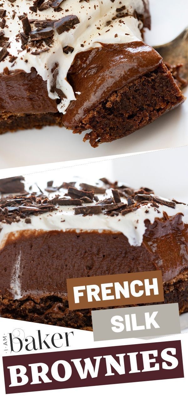 French Silk Brownies | i am baker -   20 quick desserts Bars ideas