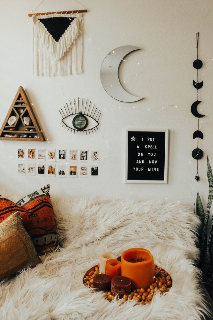 Moon Phases Wall Hanging Decor -   9 room decor Boho sleep ideas