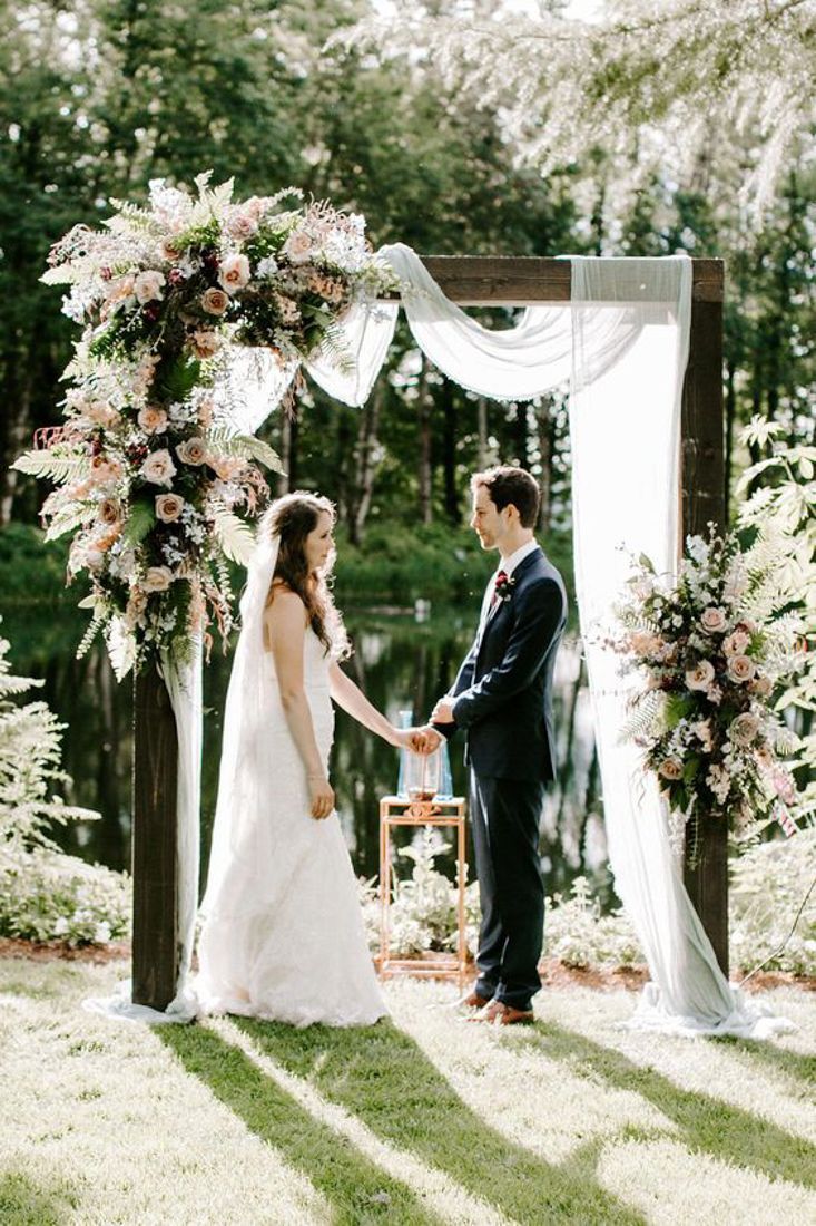 11 Unique Wedding Ceremony Arch Ideas - Orange Blossom Bride -   9 wedding Arch tulle ideas