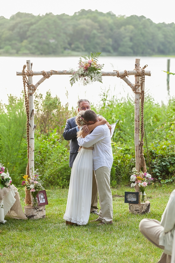 Vintage Boho Chic Backyard Wedding -   9 wedding Arch tulle ideas