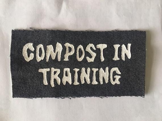 Compost In Training Pat The Bunny Folk Punk Patch -   11 DIY Clothes Punk grunge ideas