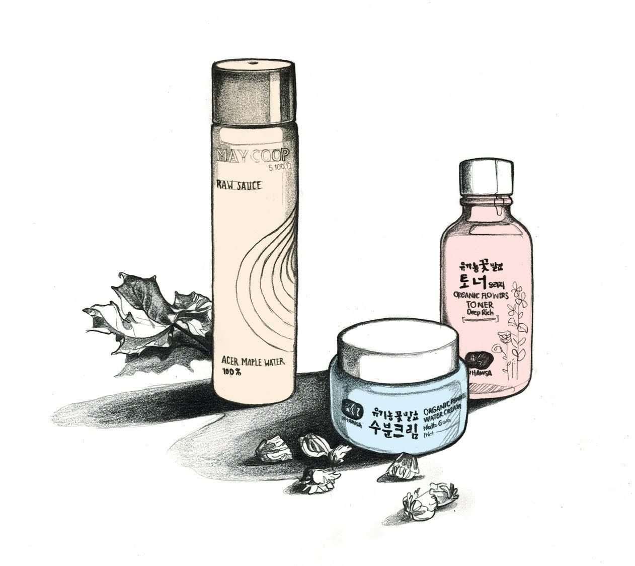 11 skin care Illustration life ideas