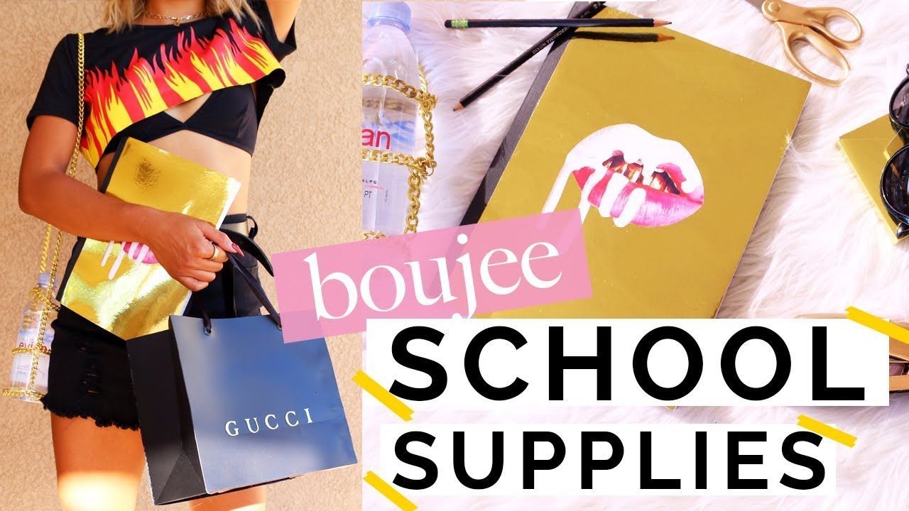 5 DIY BOUJEE BACK TO SCHOOL SUPPLIES | DIY | Nava Rose -   12 DIY Clothes Tumblr back to school ideas