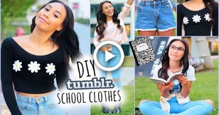 12 DIY Clothes Tumblr back to school ideas