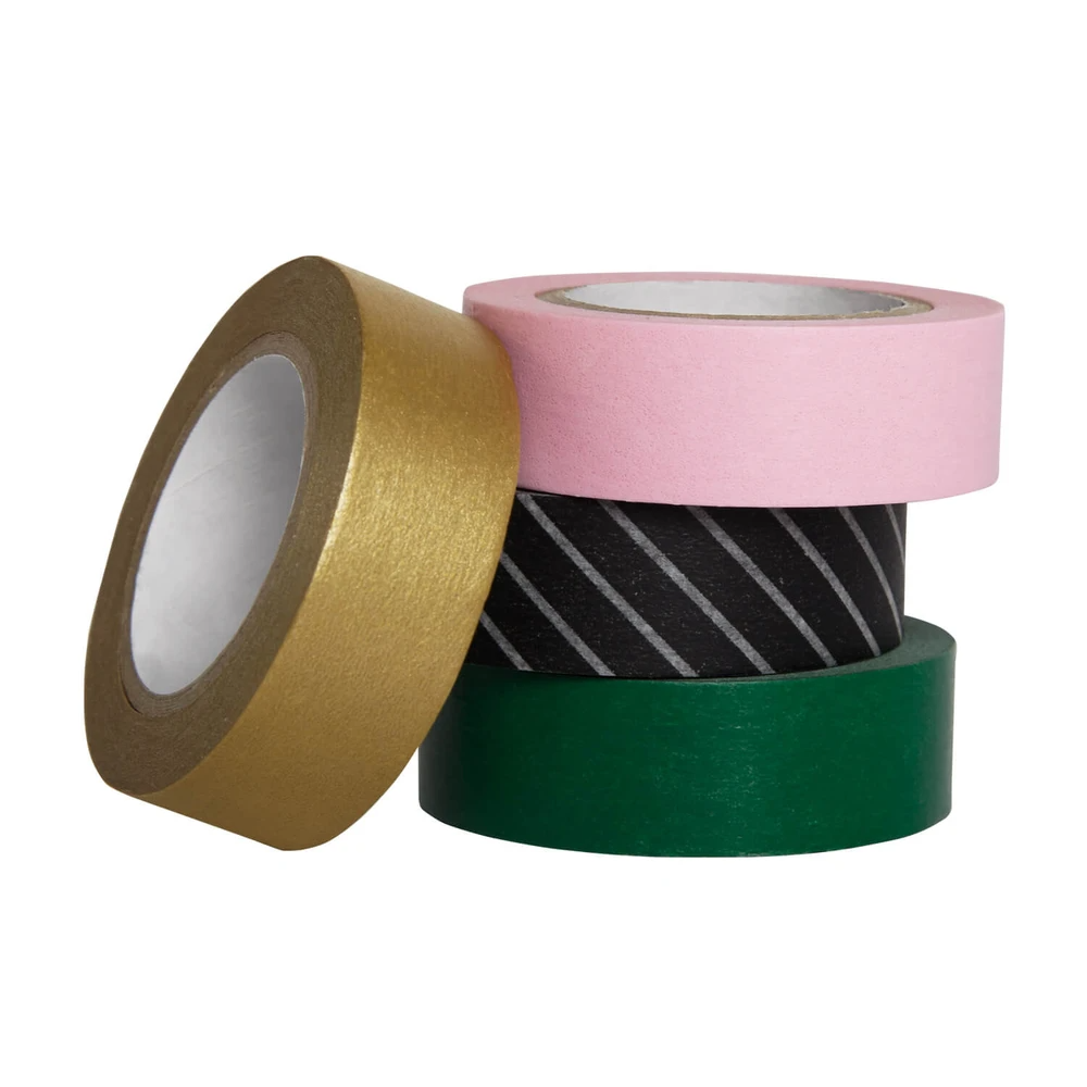 Light Pink Gold Green Washi Tape Set -   13 room decor Gold washi tape ideas