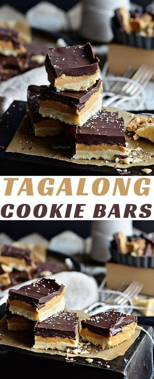 Copycat Tagalongs Cookie Bar recipe -   14 desserts Bars restaurant ideas