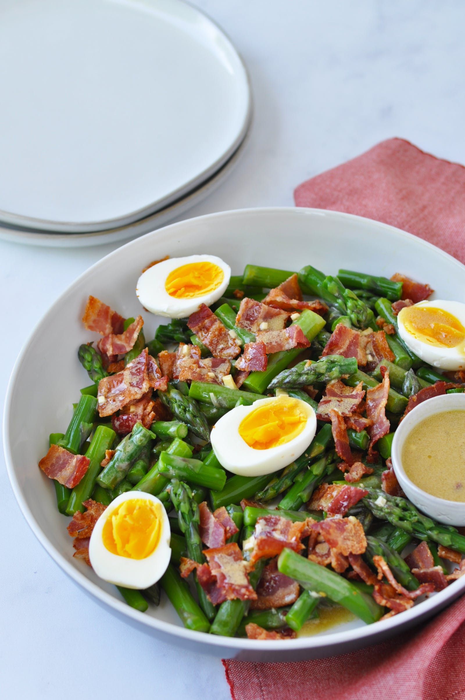 Low-Carb Asparagus, Egg and Bacon Salad — Recipe — Diet Doctor -   14 diet Low Carb bacon ideas