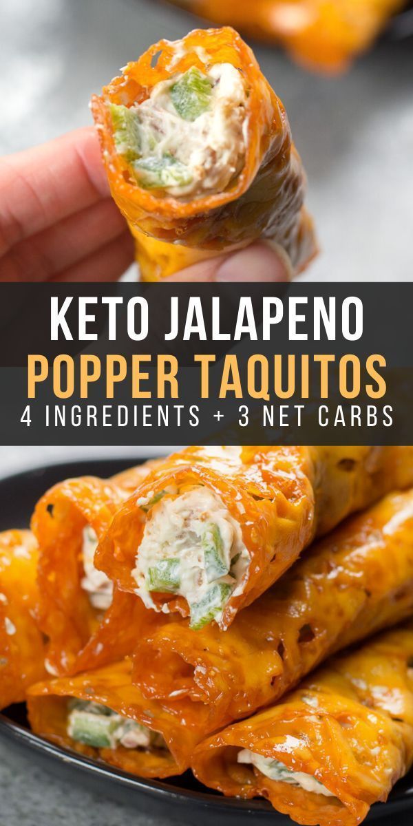 Keto Jalapeno Popper Taquitos -   14 diet Low Carb bacon ideas