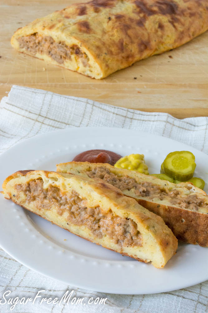 Low Carb Grain Free Bacon Cheeseburger Calzone -   14 diet Low Carb bacon ideas