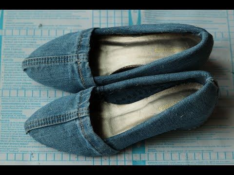 14 DIY Clothes Denim shoes ideas