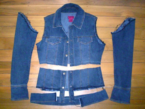 Refashion: Denim Jacket -   14 DIY Clothes Denim shoes ideas