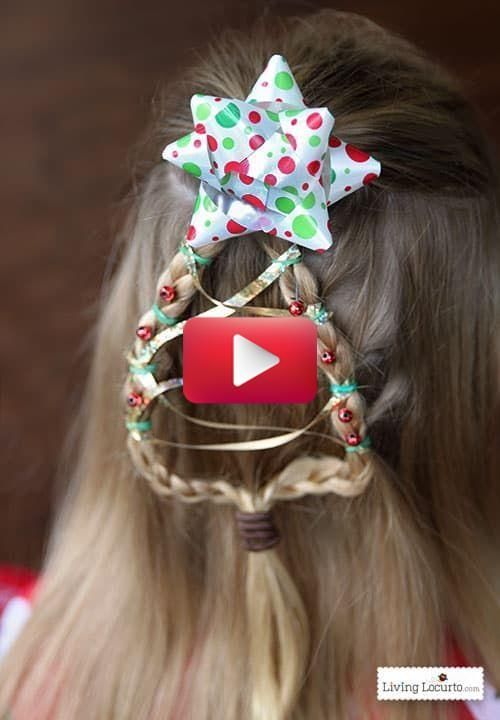 Christmas Tree Braid – Cute Girls Hairstyle -   14 holiday Hairstyles schools ideas