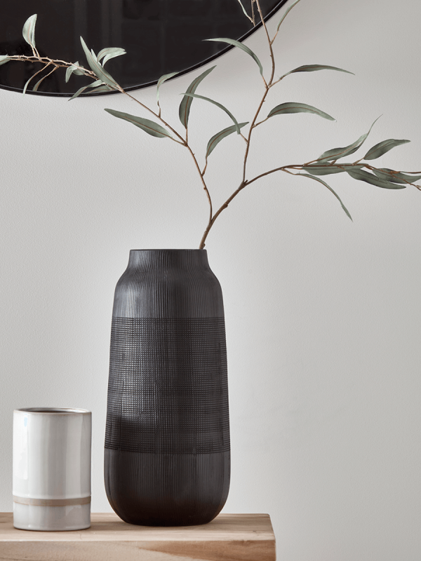 Black Jar Vase -   14 home accessories Grey interior design ideas