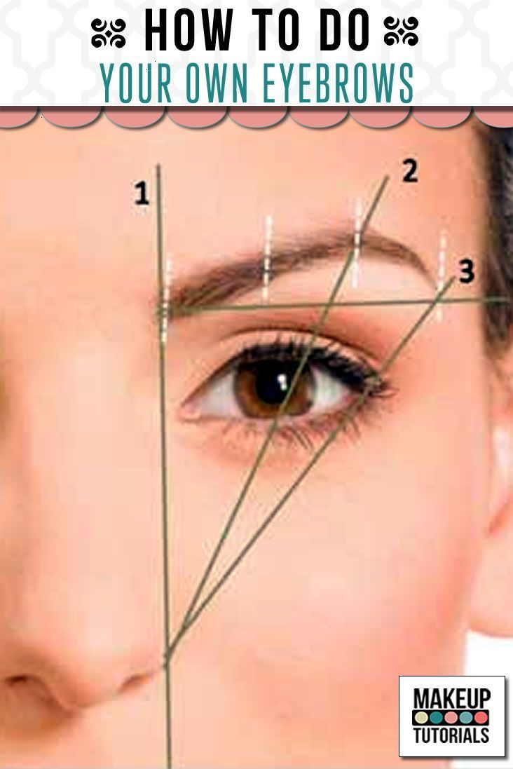 How To Do Your Own Eyebrows Like A Pro! [INFOGRAPHIC] -   14 makeup For Beginners eyebrows ideas