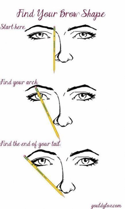 Makeup for begin click for more ... -   14 makeup For Beginners eyebrows ideas
