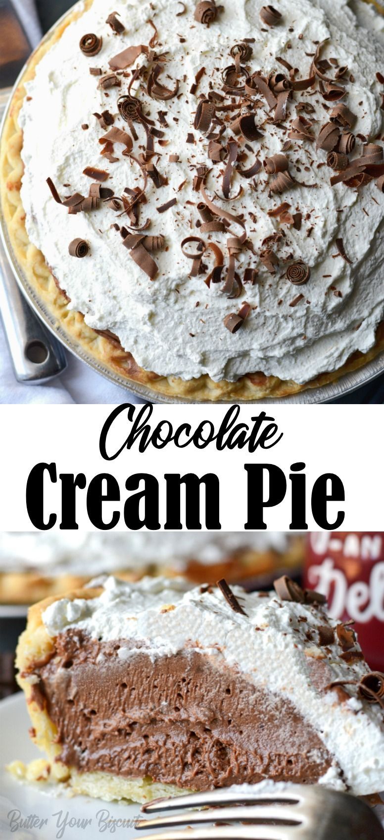 Chocolate Cream Pie -   15 cake Chocolate cream ideas