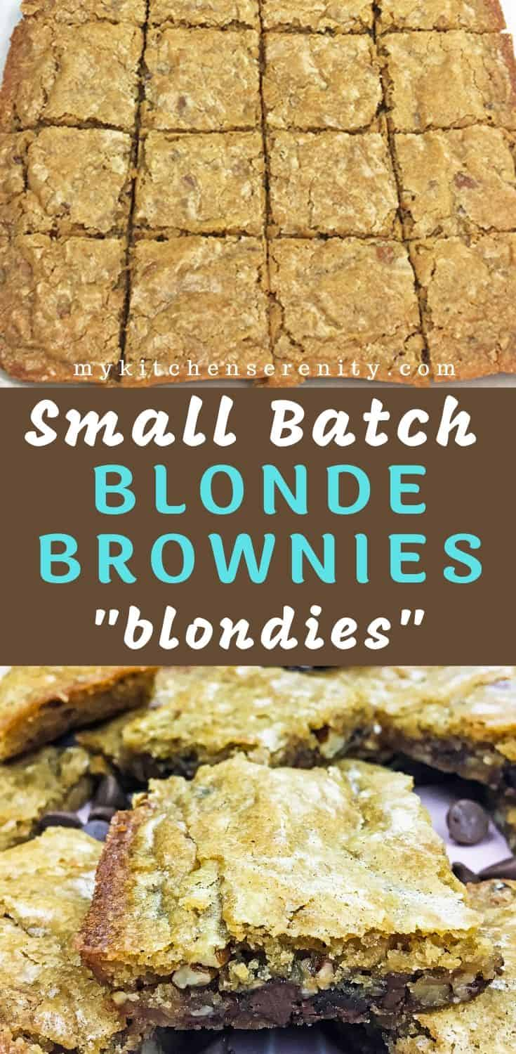 Easy Blonde Brownies - My Kitchen Serenity -   15 desserts Italian chocolate chips ideas