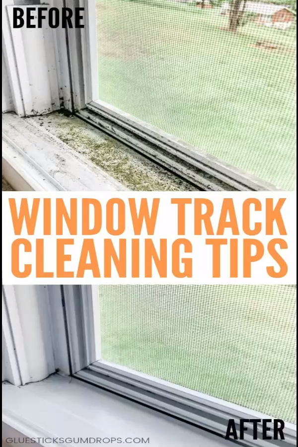 How to Clean Dirty Window Tracks -   15 diy projects Organizing cleaning tips ideas