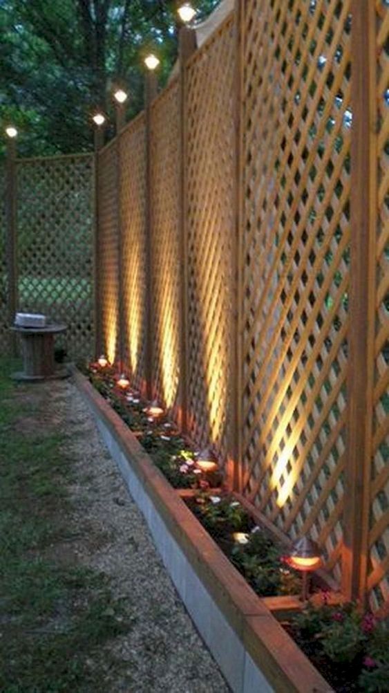 40 DIY Backyard Privacy Fence Design Ideas on A Budget -   15 garden design Backyard privacy screens ideas