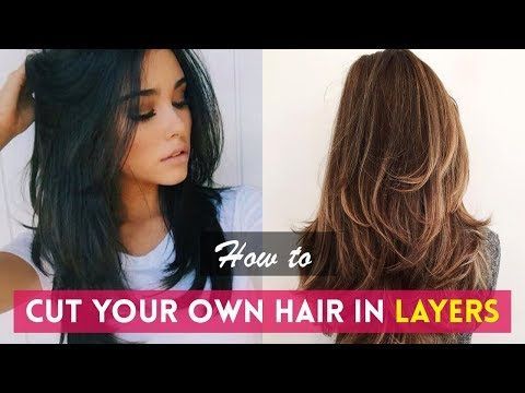How to Cut Your Own Hair In Layers вњ‚пёЏ DIY Haircuts Tutorials -   15 hair Layered tutorial ideas