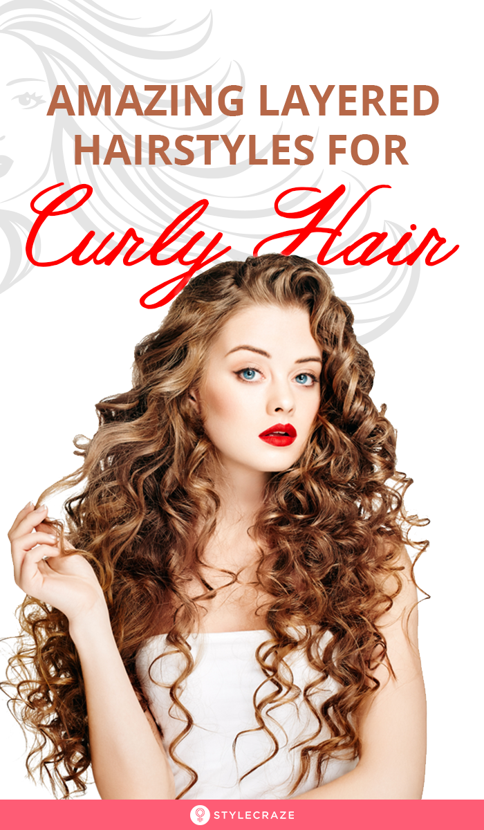 20 Amazing Layered Hairstyles For Curly Hair -   15 hair Layered tutorial ideas