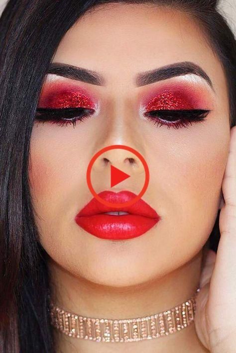 15 makeup Tumblr rojo ideas
