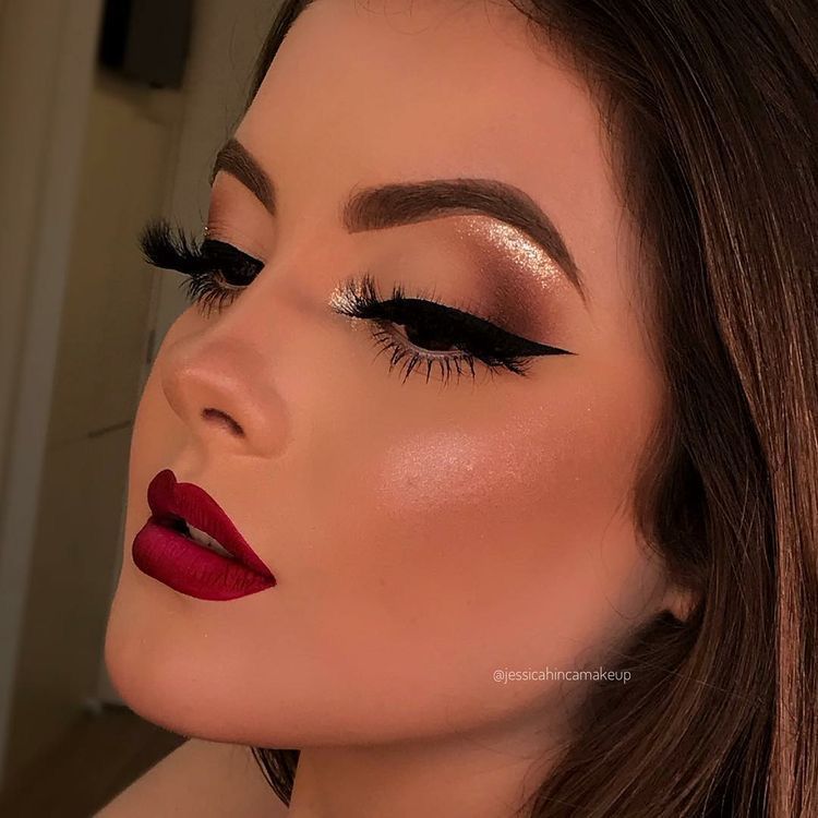MAKEUP рџ’‹ (@_makesb) • Instagram photos and videos -   15 makeup Tumblr rojo ideas