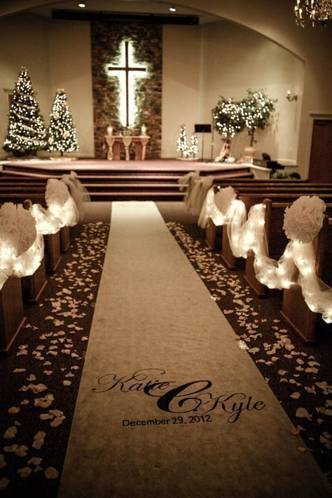 15 winter wedding Church ideas