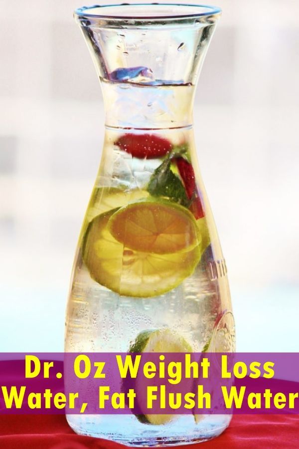 Dr. Oz Weight Loss Water, Fat Flush Water -   16 diet Detox dr oz ideas
