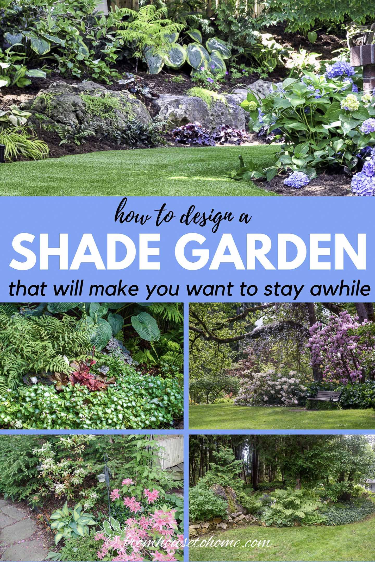 How To Design A Stunning Shade Garden (With Pictures) - Gardening @ From House To Home -   16 garden design Inspiration building ideas