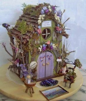 16 garden design Roof fairy houses ideas