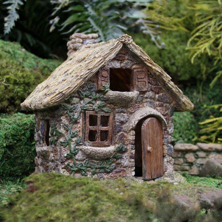 16 garden design Roof fairy houses ideas