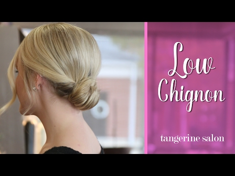Hair Tutorial - Simple and Romantic Low Chignon -   16 hairstyles Simple low chignon ideas