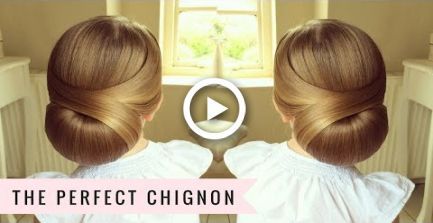 16 hairstyles Simple low chignon ideas